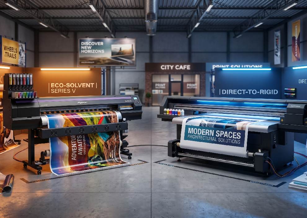 Eco-Solvent Printing vs UV Printing: What’s Better for Outdoor Signage?